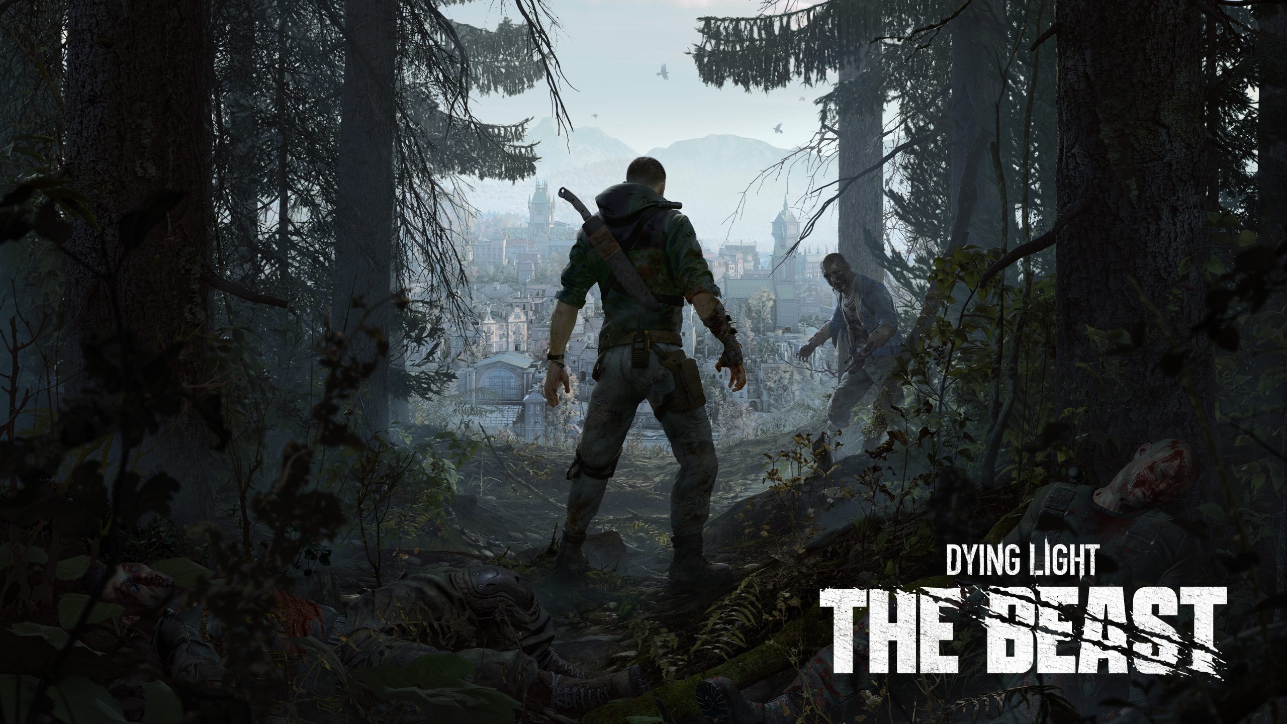 Kyle Crane faces the infected in the woods of Castor Woods